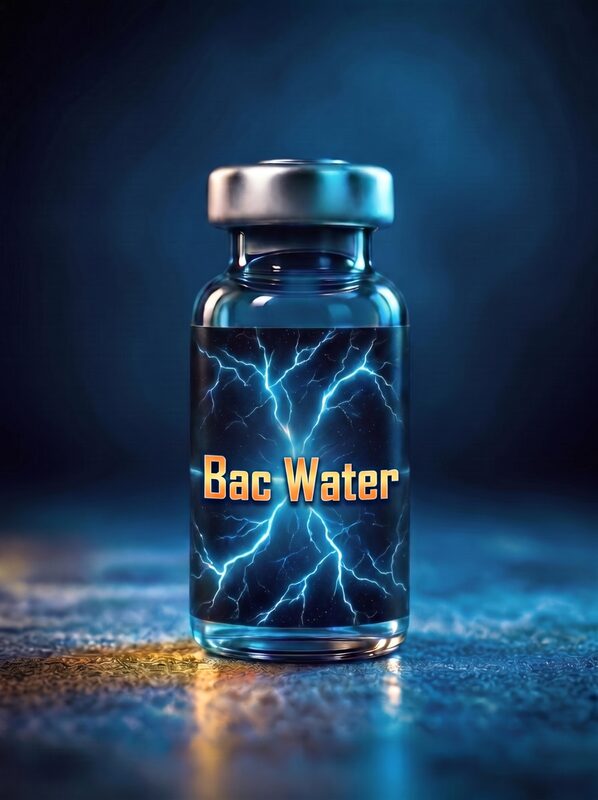 Bacteriostatic water vial