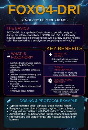 FOXO4-DRI infographic