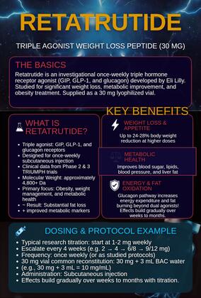 Retatrutide infographic