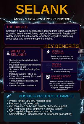 Selank infographic