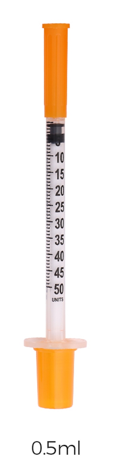 0.5 mL insulin syringe
